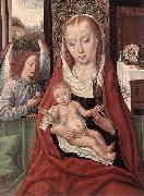 Master of the Saint Ursula Legend, Virgin and Child with an Angel